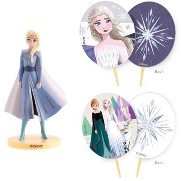 Dekorácia na tortu Frozen II Elsa
