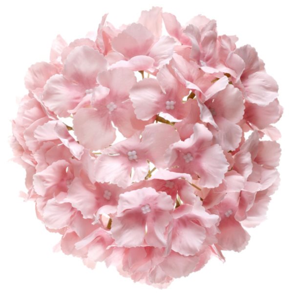 E-shop Dekorácia umelá kvetina Hortenzia ružová 20 cm