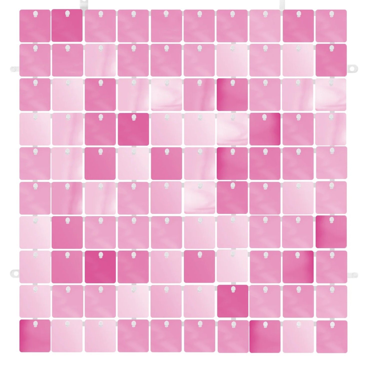 Dekorační čtvercový panel růžový 30x30 cm 1ks