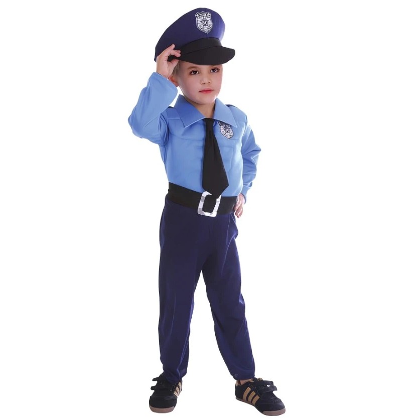 E-shop Detský policajný kostým, 130/140 cm