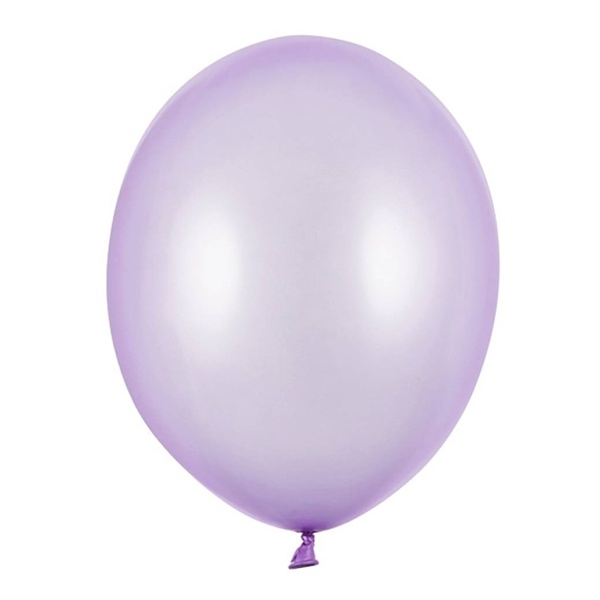 Eco balnky 30 cm metalick, svtle fialov (1 bal. / 100 ks.)