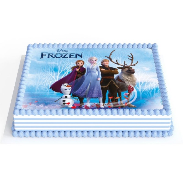 Fondánový list na tortu Frozen 14,8 x 21 cm