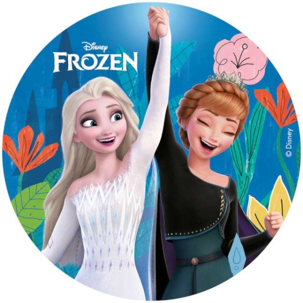 Fondnov list na tortu Frozen bez cukru 15,5 cm