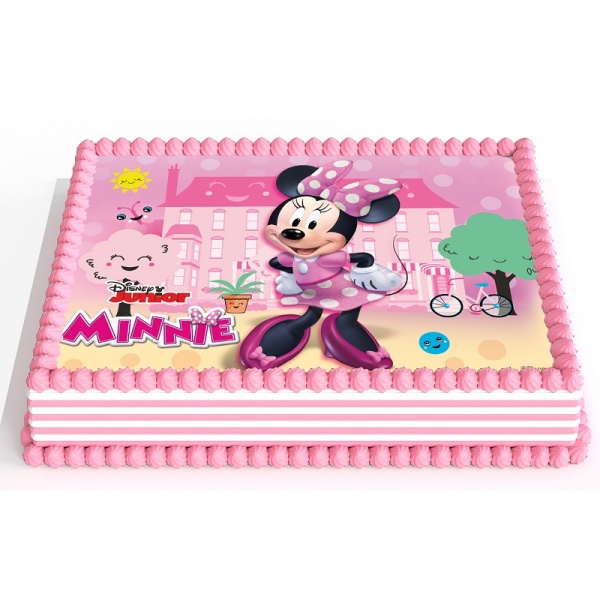 Fondnov list na tortu Minnie Mouse 14,8 x 21 cm