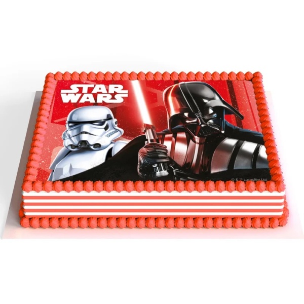 Fondánový list na tortu Star Wars 14,8 x 21 cm