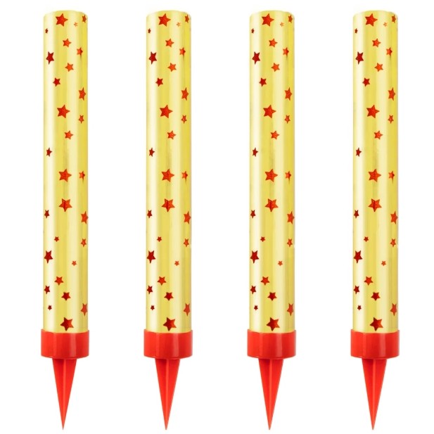 Fontány dortové zlaté 12cm 4ks