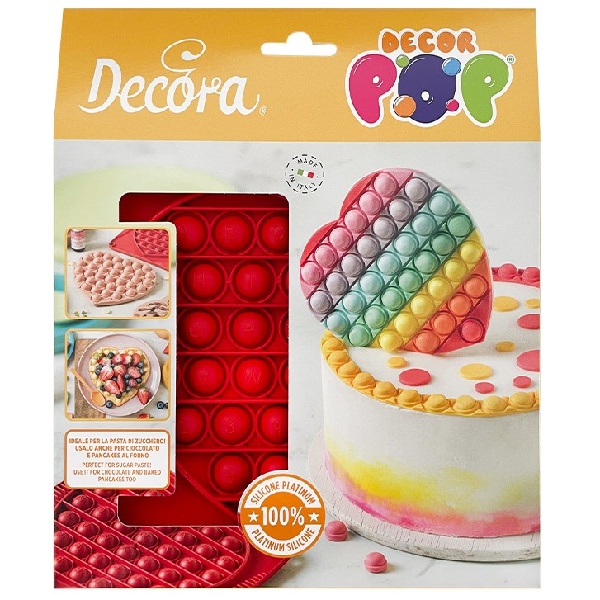 E-shop Forma silikónová Decorpop srdca 15 cm