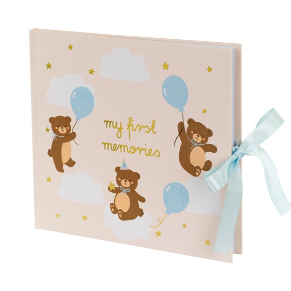 Fotoalbum Moje prv spomienky s mackom 28 x 25 cm 50 listov