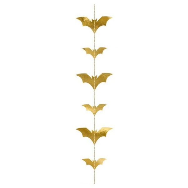 Girlanda Netopiere zlatá 1,5 m