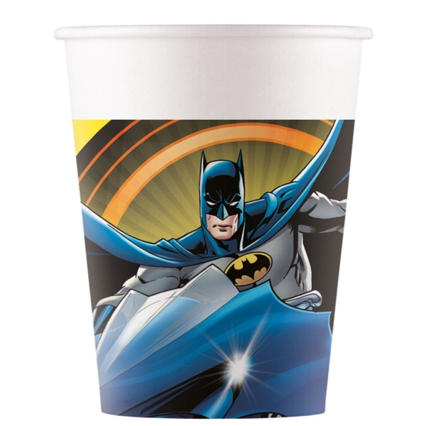 E-shop Kelímky papierové Batman 200 ml, 8 ks