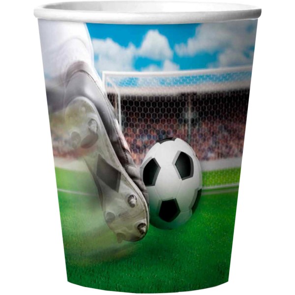 KELÍMKY plastové Futbal 3D 266ml 4ks