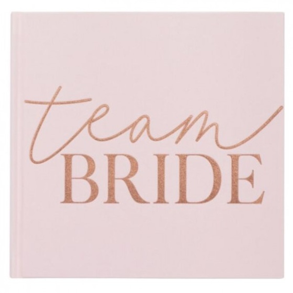 E-shop Kniha hostí ružová Team Bride