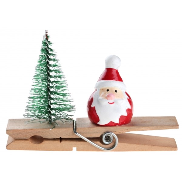 E-shop KOLÍČEK vianočný Santa a stromček 1 ks