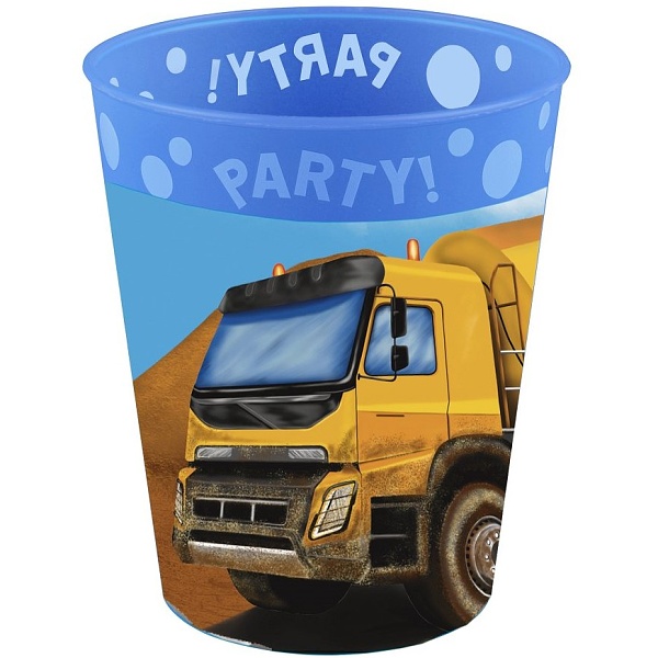Tglik plastov opakovane pouiten Stavebn vozidl 250 ml 1 ks