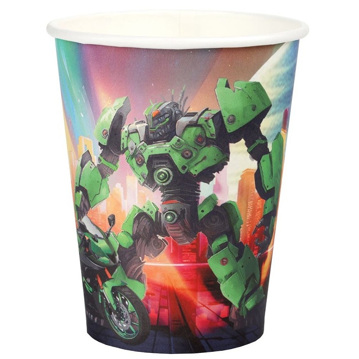 Kelímky papírové Autorobot 270ml 10ks