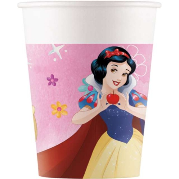 Kelímky papierové Princezné Disney 200 ml, 8 ks