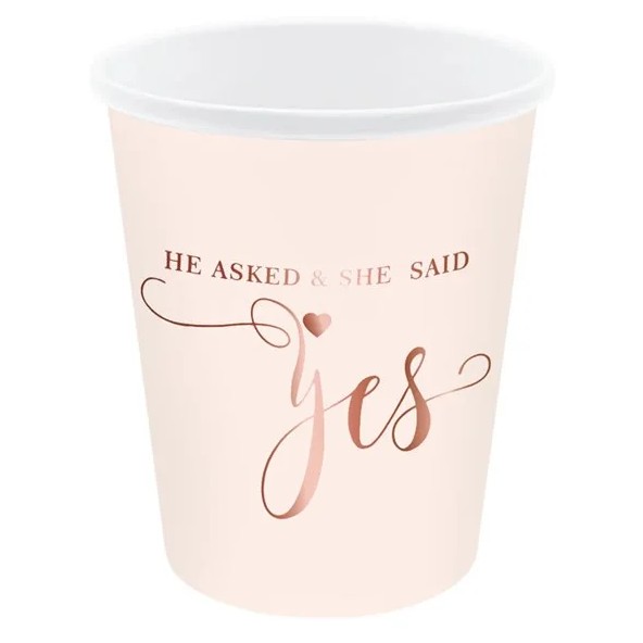 Kelímky papírové na rozlučku se svobodou