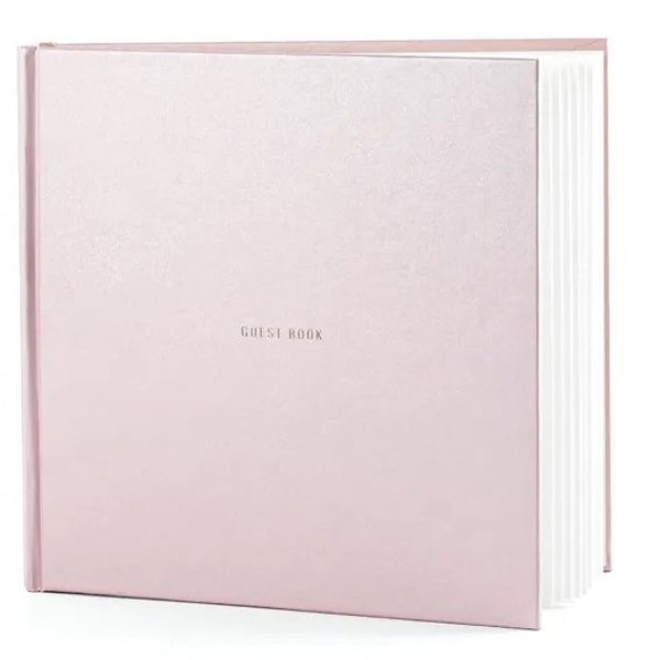 E-shop Kniha hostí perleťovo ružová 20,5x20,5 cm