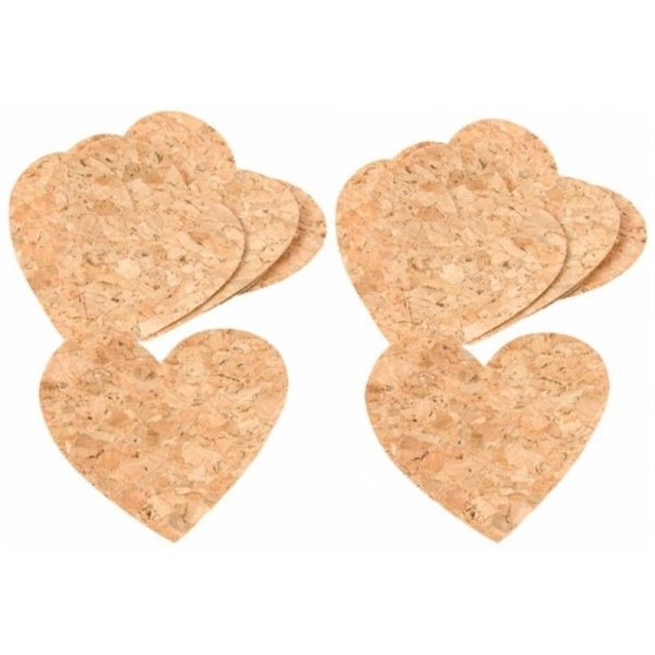 Konfety srd��ka korkov� 8,3 x 7 cm 12 ks