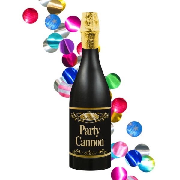 E-shop Konfety vystreľovacie farebné Fľaša šampanského 32 cm