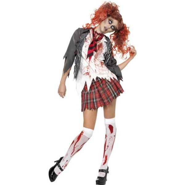 Kostým dámsky Zombie školáčka veľ. S