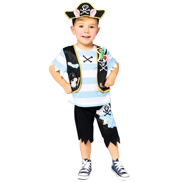 E-shop Kostým detský Pirát Peppa Pig veľ. 4 - 6 rokov