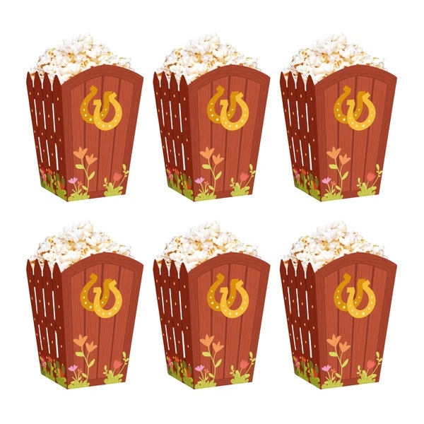 Krabika na popcorn Kon 8,5 x 13,5 cm 6 ks