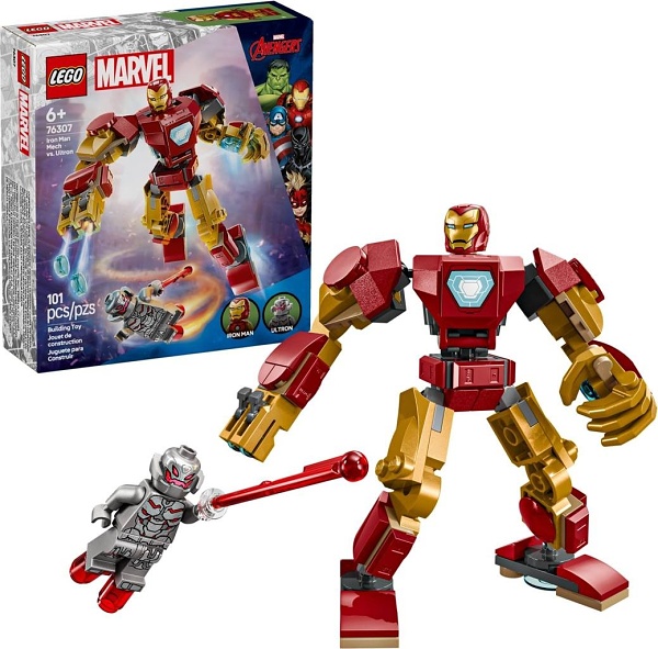LEGO Marvel 76307 Iron Man v robotickm obleku vs. Ultron