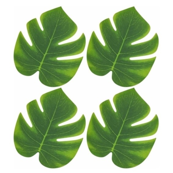 Listy tropické 21x18 cm (4 ks)