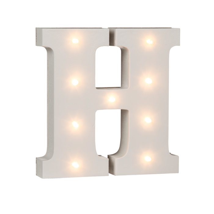 E-shop Led písmeno svietiace H 16 cm