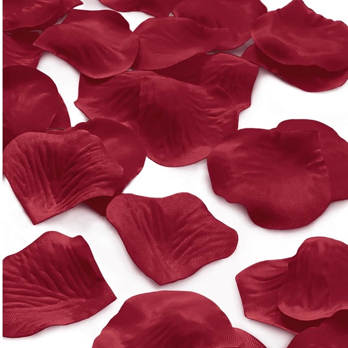 Lístky okvětní bordó 500 ks