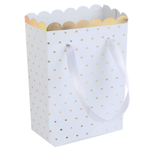Minitatiky na drobnosti biele 6 x 3 x 7 cm 6 ks
