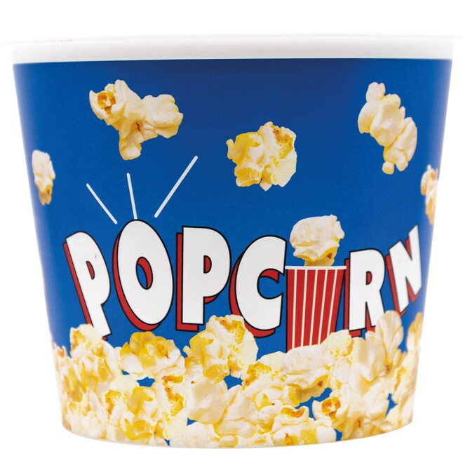 Miska na popcorn modr� znovupou�iteln� 1 ks