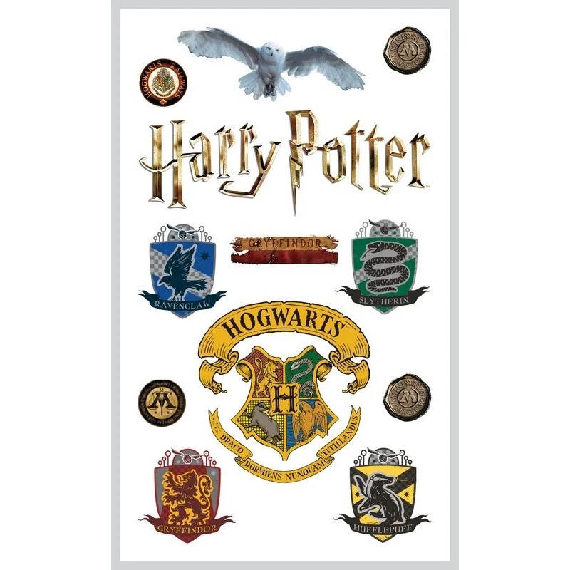 Nlepky Mini Harry Potter Erby 7,5 x 12,3 cm