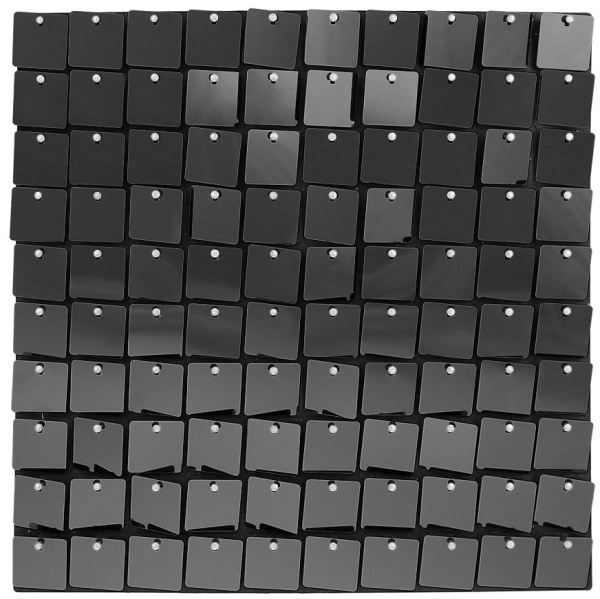 Panel dekoran, ierny 30x30 cm, 100 tvorcov