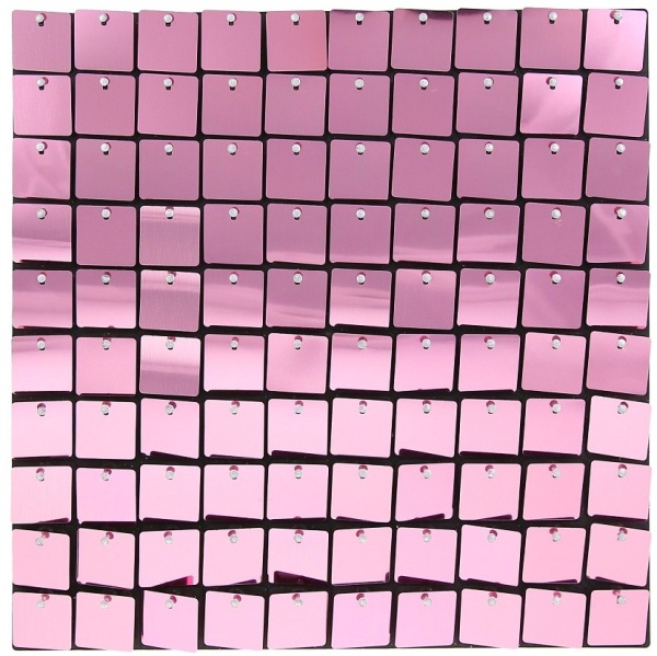 E-shop Panel dekoračný, ružový 30x30 cm, 100 štvorcov