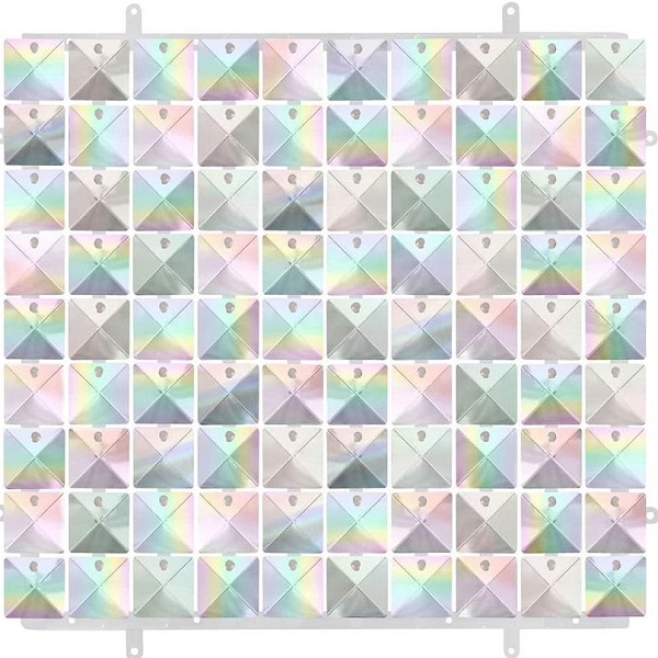 E-shop Panel dekoračný holografický dúhový 30 x 30 cm 1 ks
