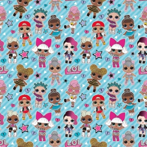 Papier baliaci Lol Surprise 76 cm x 1,52 m