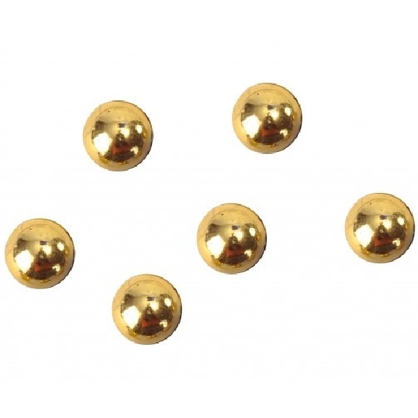 E-shop Perličky metalické zlaté 7 mm 300 ks