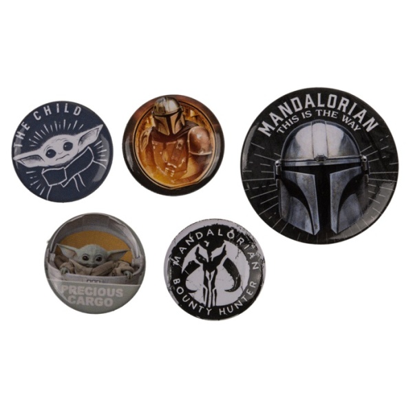 E-shop Odznaky Star Wars The Mandalorian 5 ks