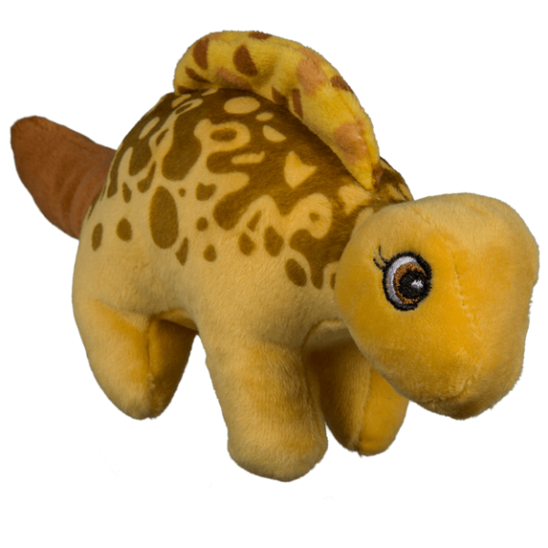 E-shop Plyšová hračka Dinosaurus žltý 16 cm 1 ks