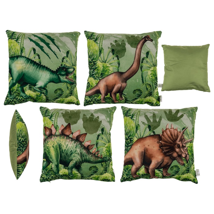 E-shop Vankúš dekoračný Dinosaurus 40 x 40 cm