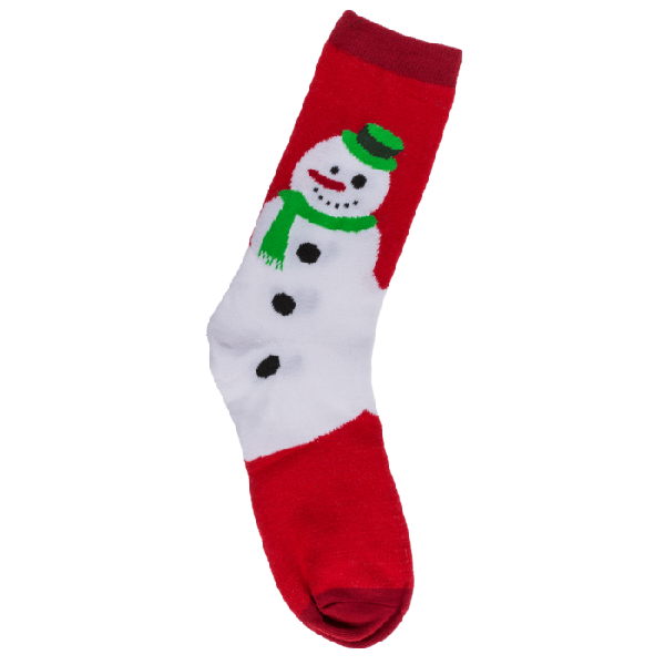 E-shop Ponožky Vianočné Snehuliak jedna veľkosť