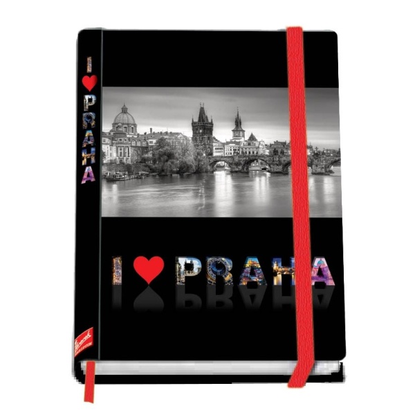 E-shop Poznámková kniha Love Praha A4