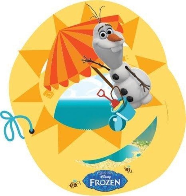 Pozvánky Frozen Olaf v lete 6 ks