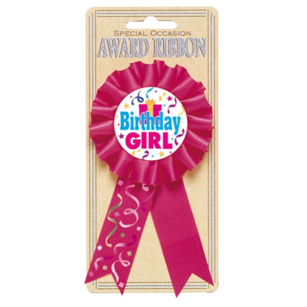 E-shop Rozetka Birthday Girl ružová 8,1 x 15,2 cm