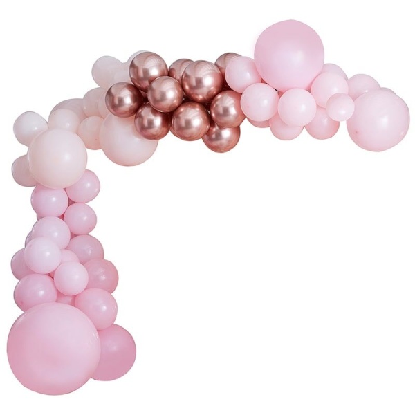 E-shop SADA balónikov na balónikový oblúk ružová / Rose Gold 200ks