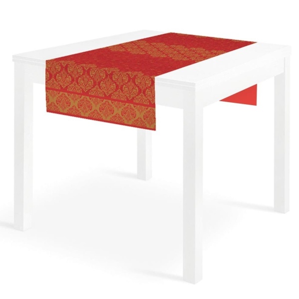 ŠERPA NA STÔL AIRLAID Poetica Roso 120x48cm 25ks