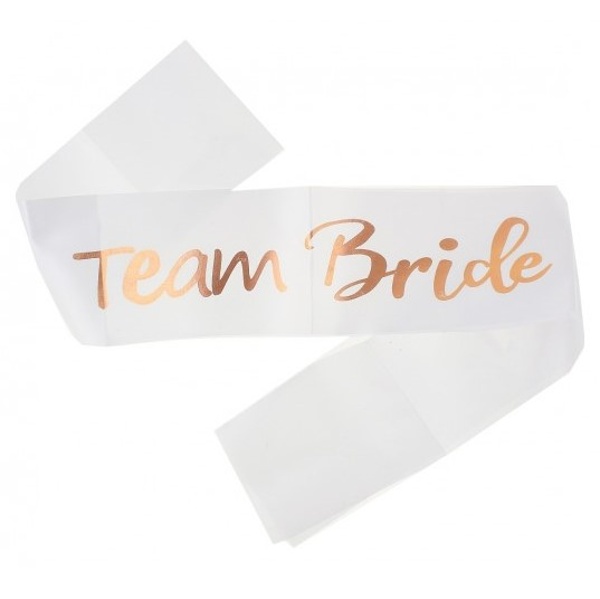Šerpa na rozlúčku Team Bride Rose Gold