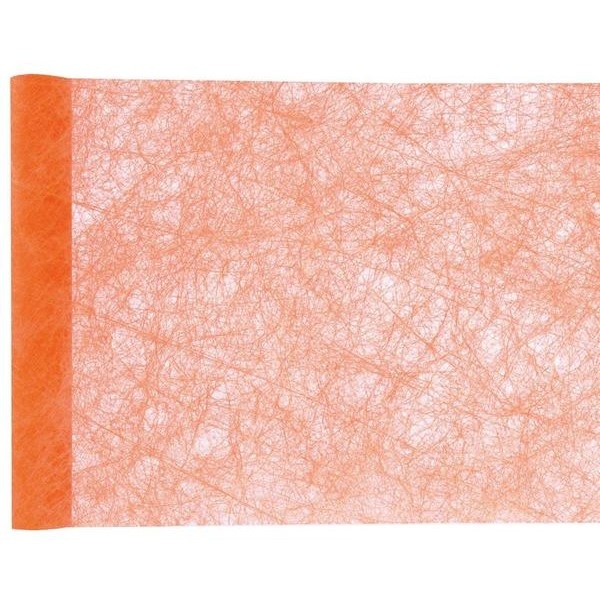 Šerpa stolová netkaná textília oranžová 30 cm x 5 m